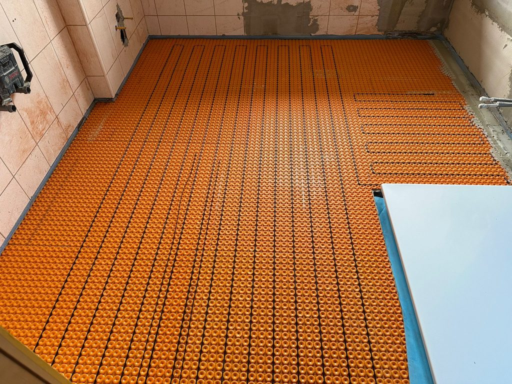 Elektrische Fußbodenheizung 